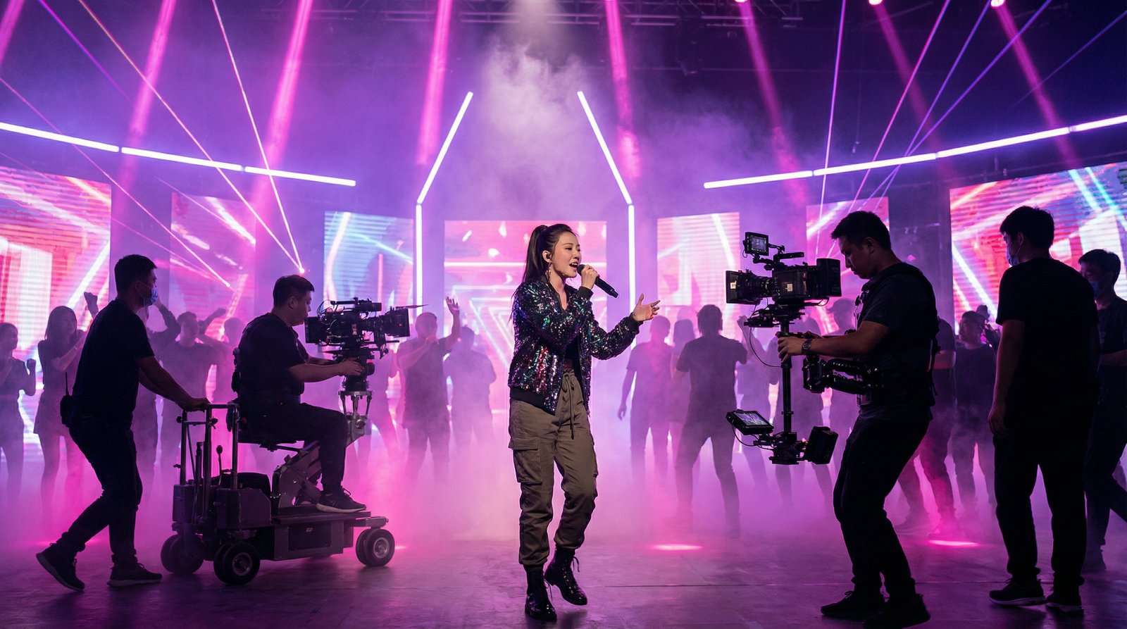 国产主播音乐MV视频拍摄