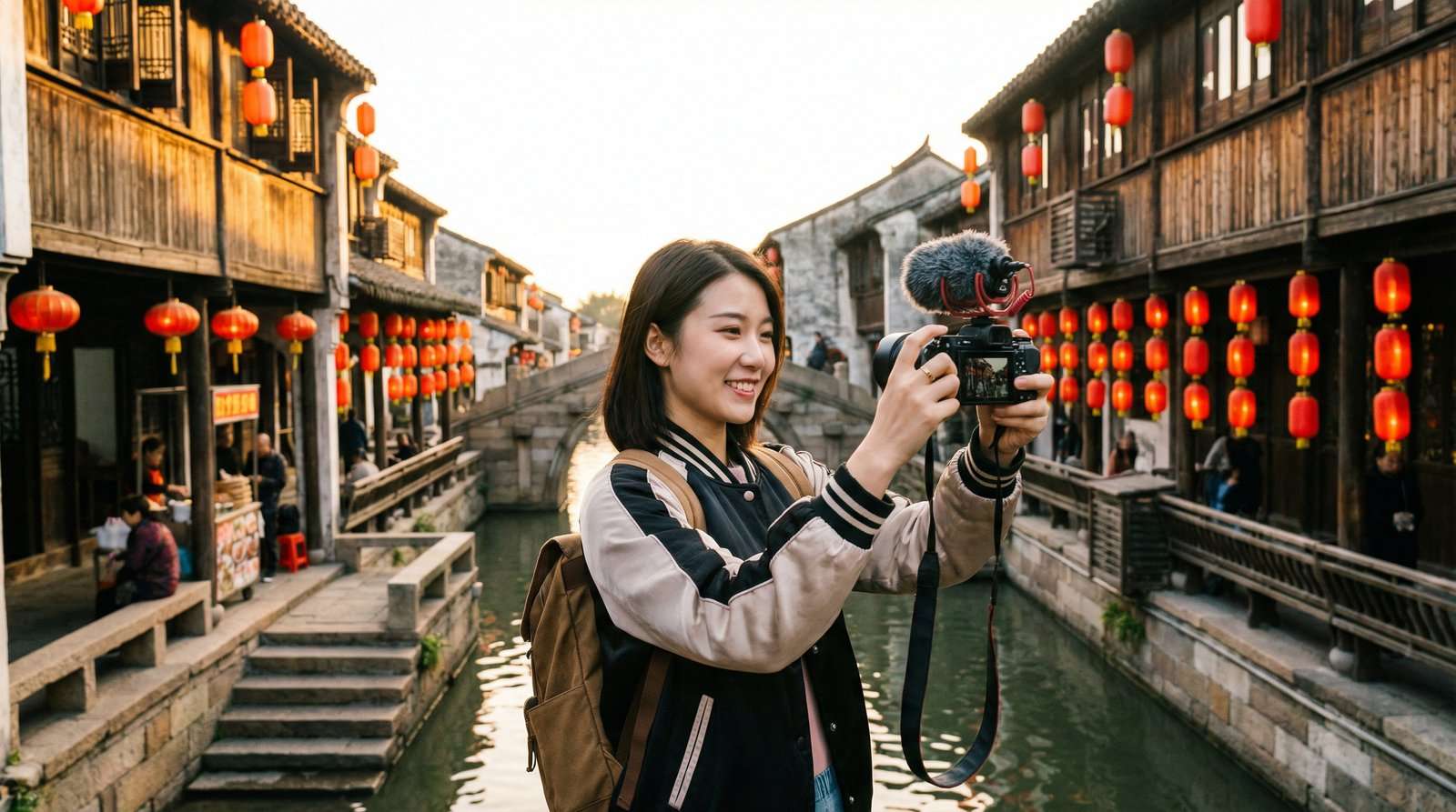 国产主播旅行视频拍摄